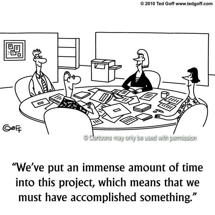 Cartoon about office