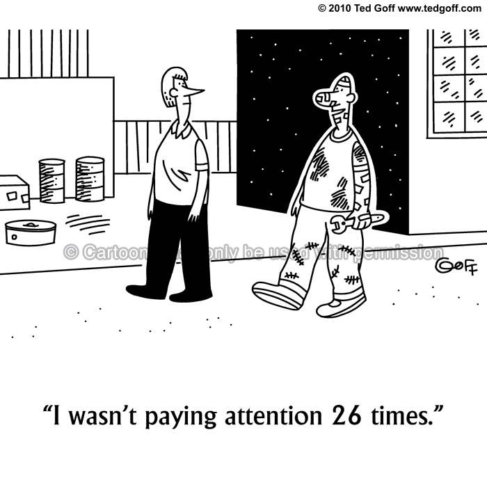 Cartoon about safety