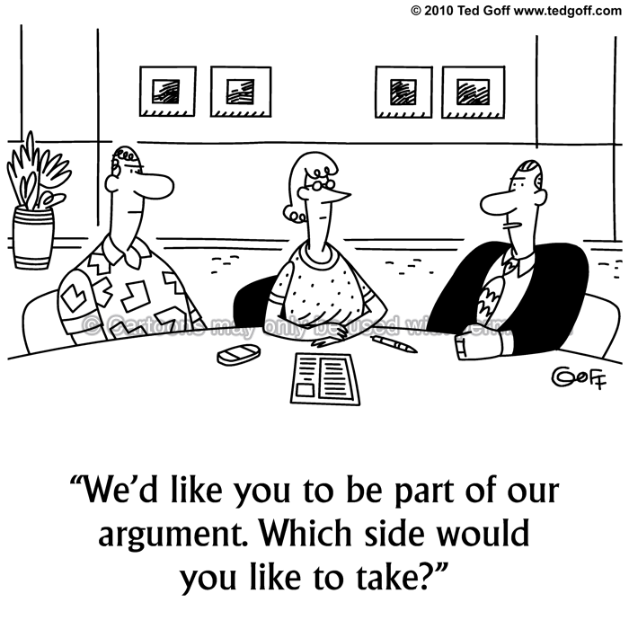 Cartoon about office