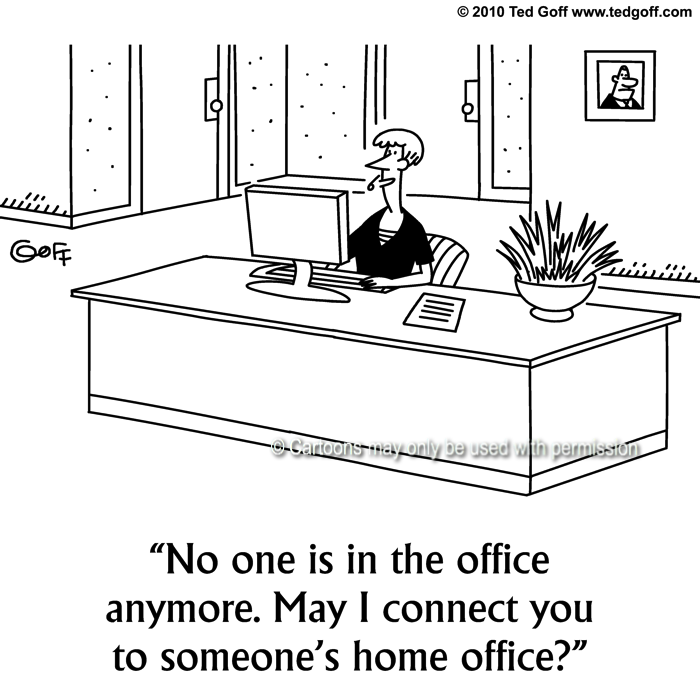 Cartoon about computer