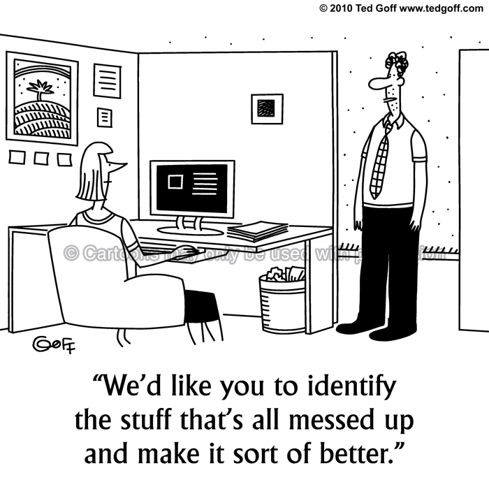 Cartoon about management