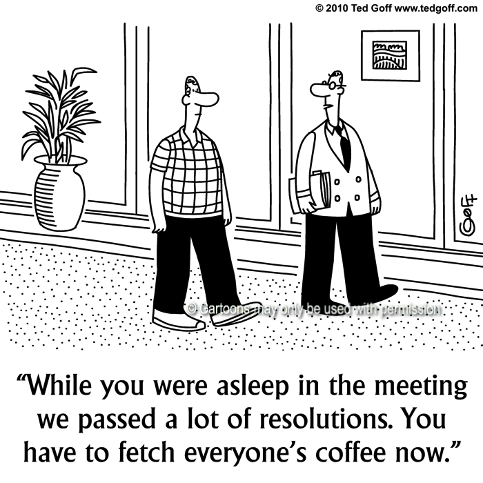 Cartoon about management