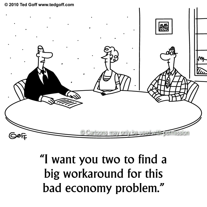 Cartoon about management