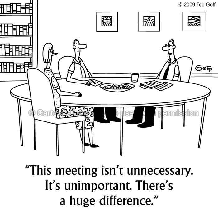 Cartoon about management