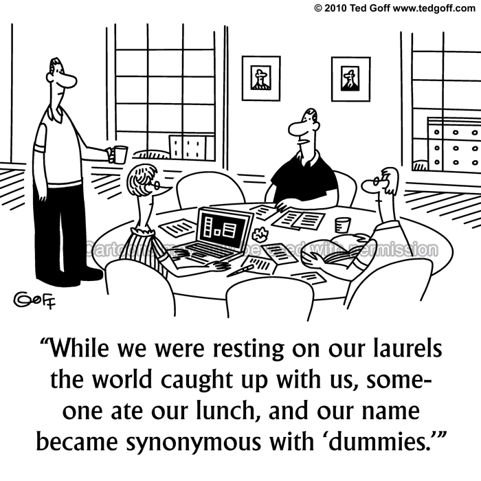 Cartoon about management