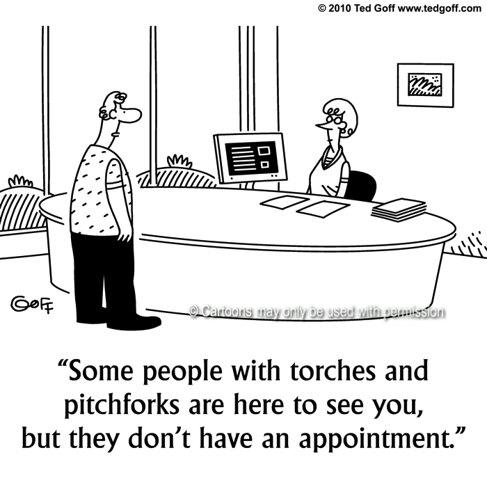 Cartoon about office