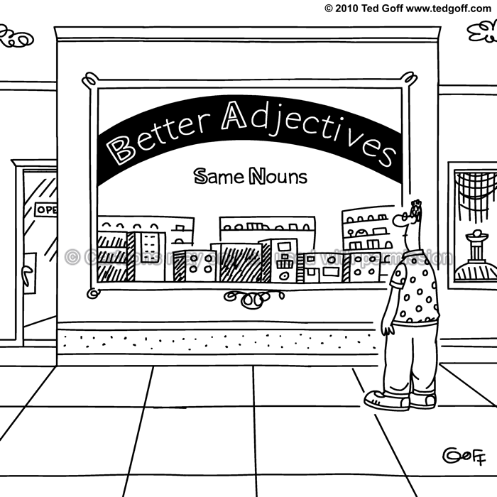 Cartoon about retail