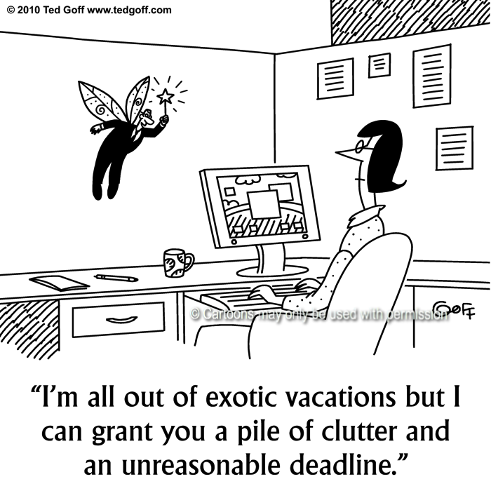 Cartoon about office