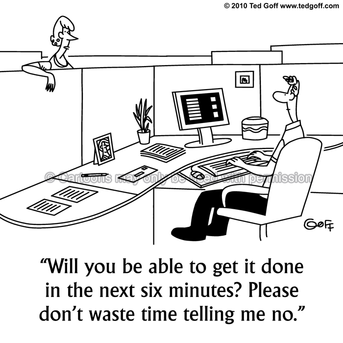 Cartoon about management
