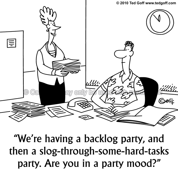 Cartoon about management