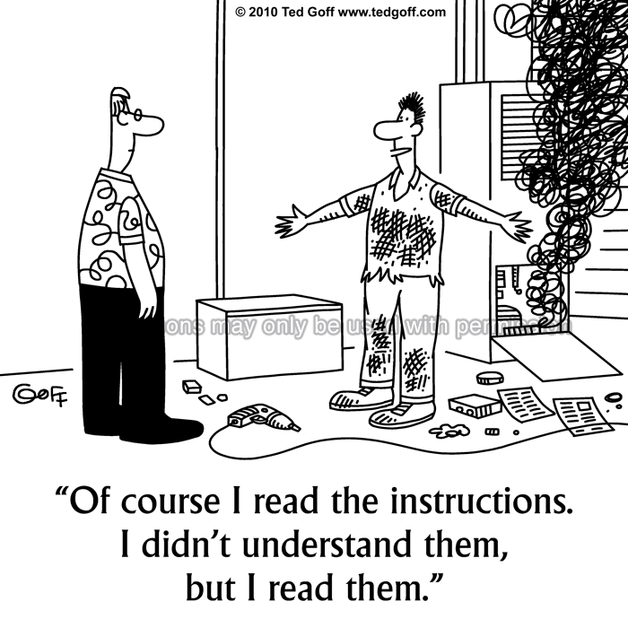 Cartoon about safety