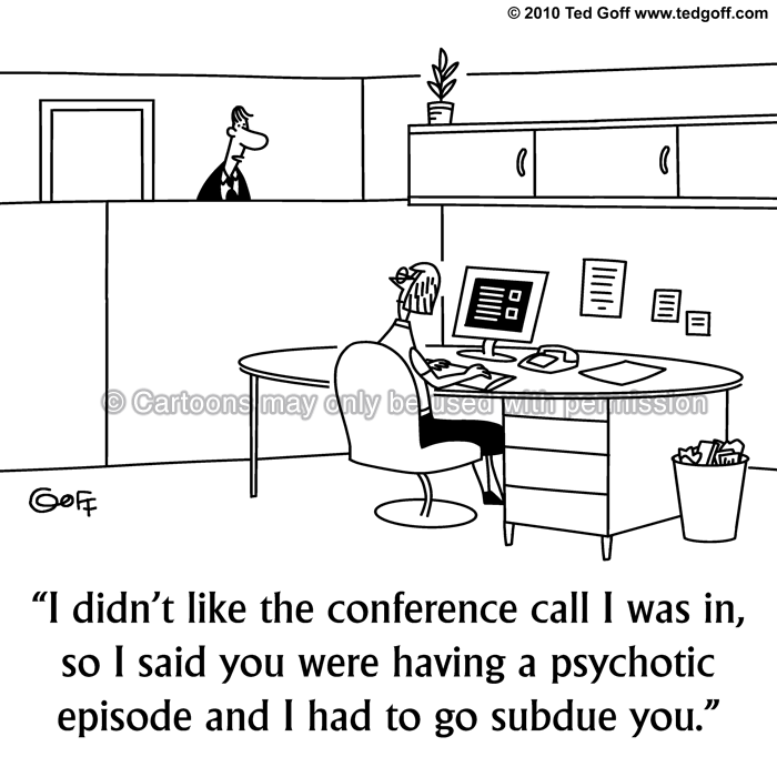 Cartoon about office