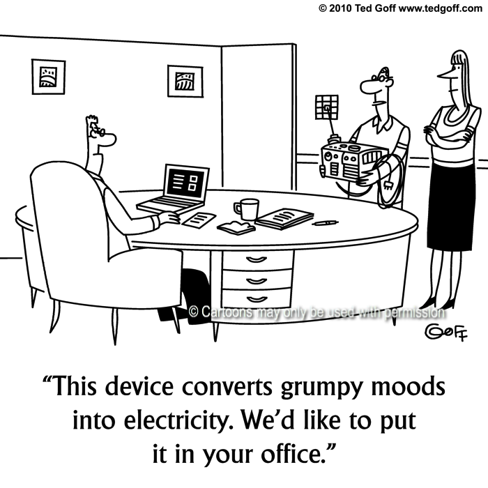 Cartoon about office