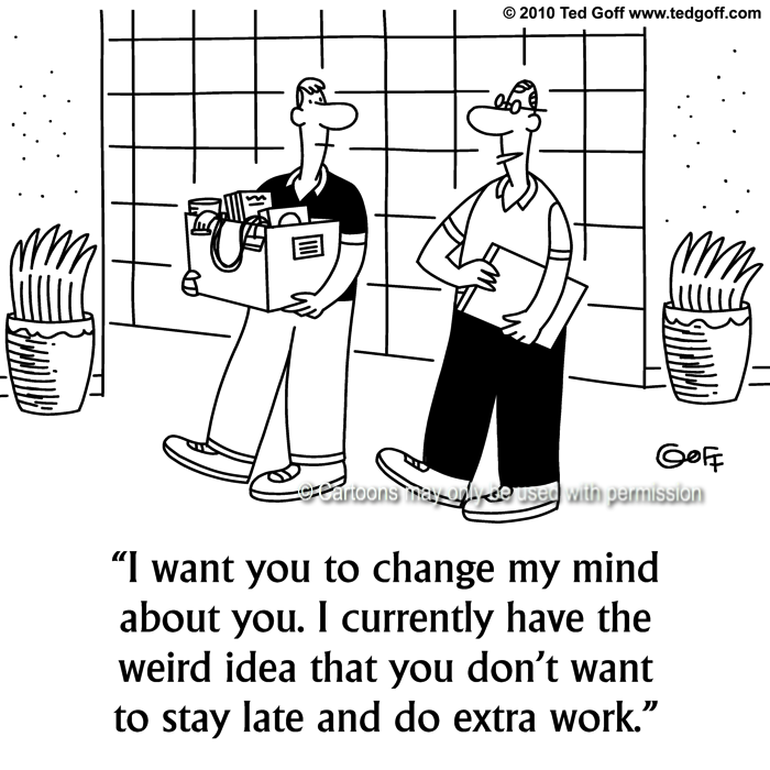 Cartoon about management
