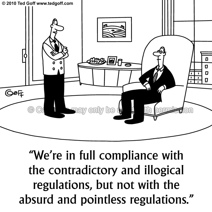Cartoon about management