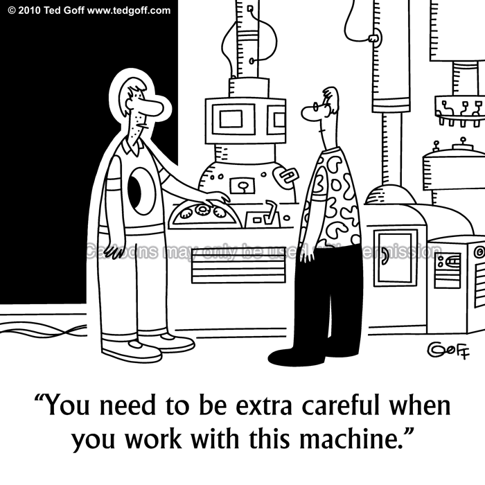 Cartoon about safety