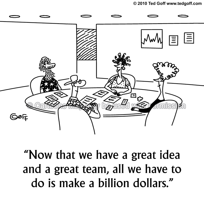 Cartoon about management