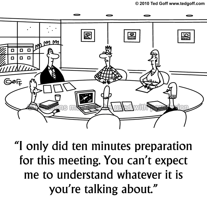 Cartoon about office