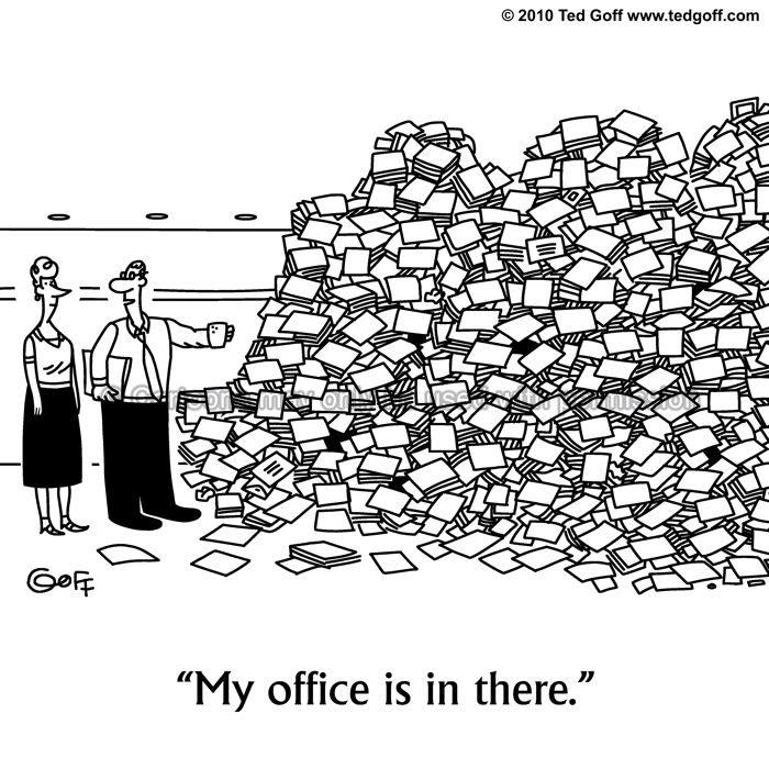 Cartoon about office
