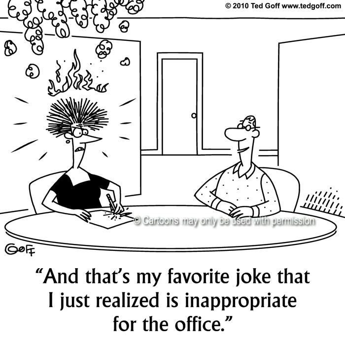 Cartoon about office