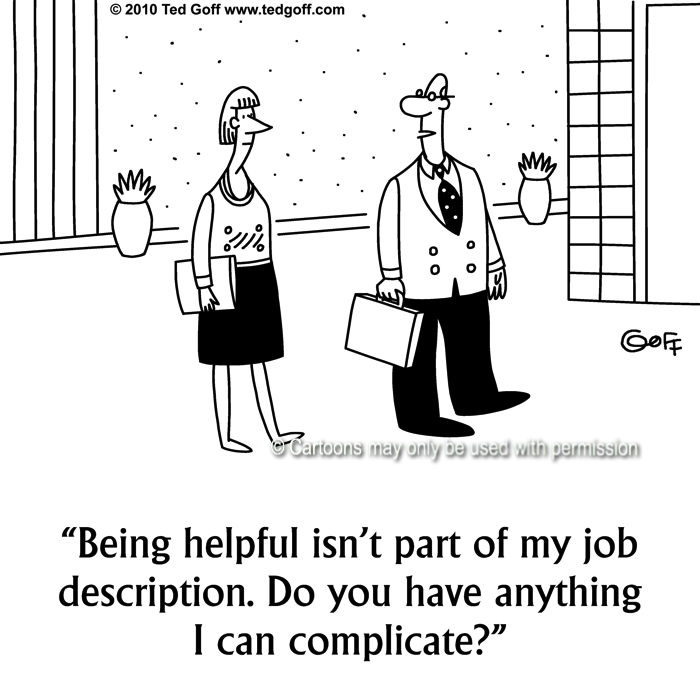 Cartoon about management