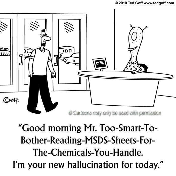 Cartoon about safety