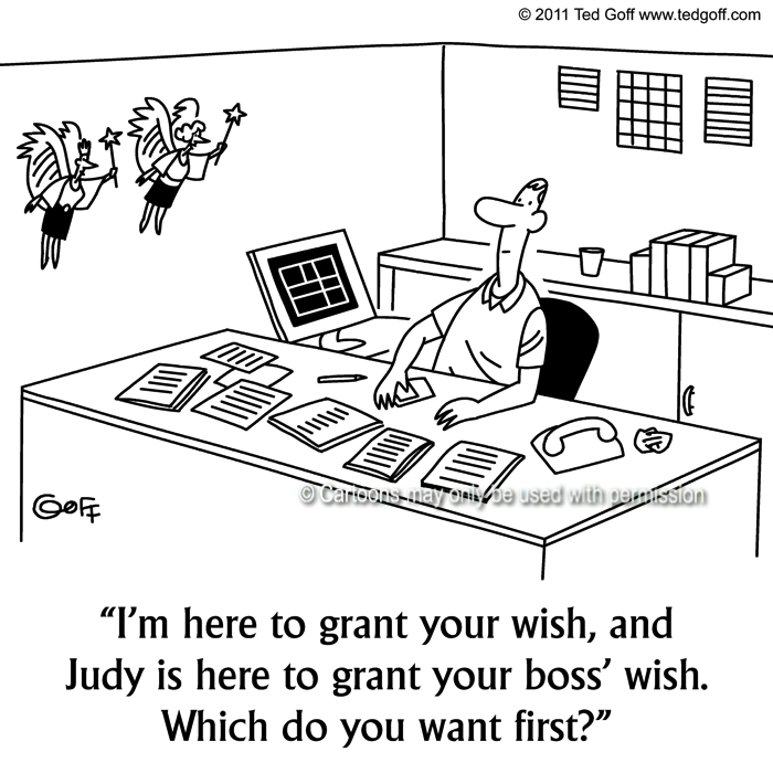 Cartoon about office