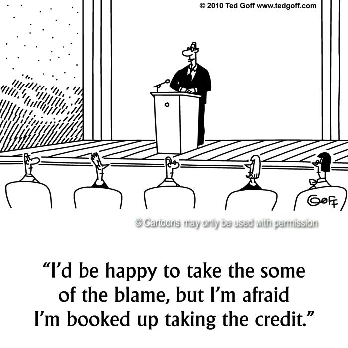 Cartoon about management