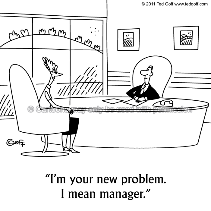 Cartoon about management
