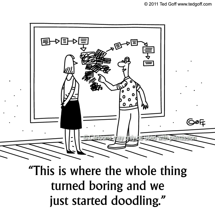 Cartoon about office