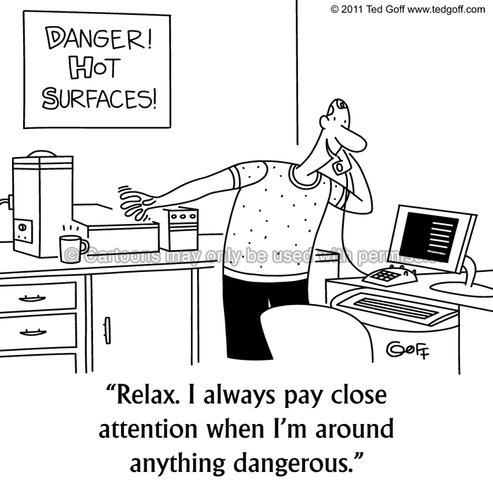 Cartoon about safety