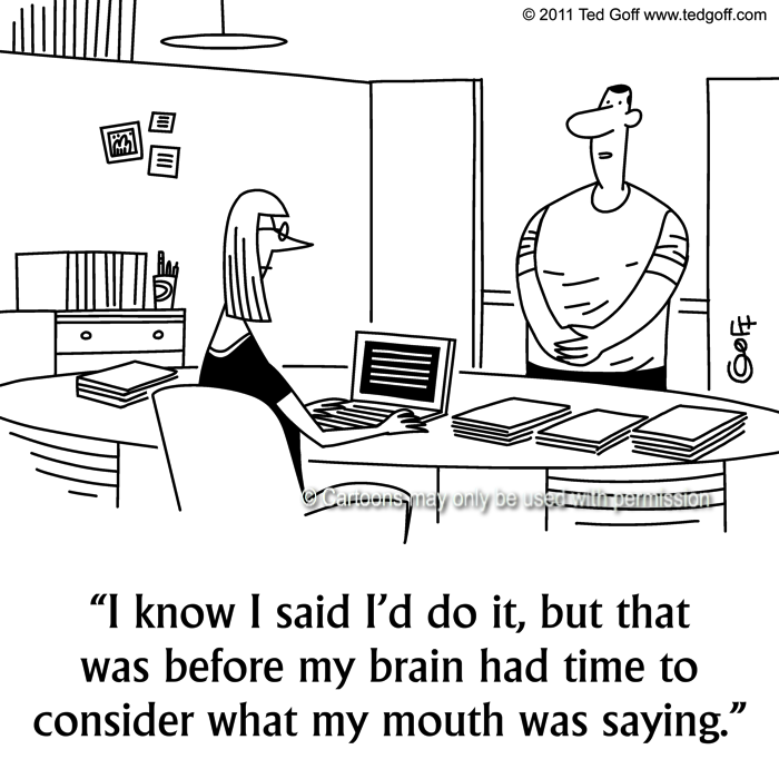 Cartoon about office