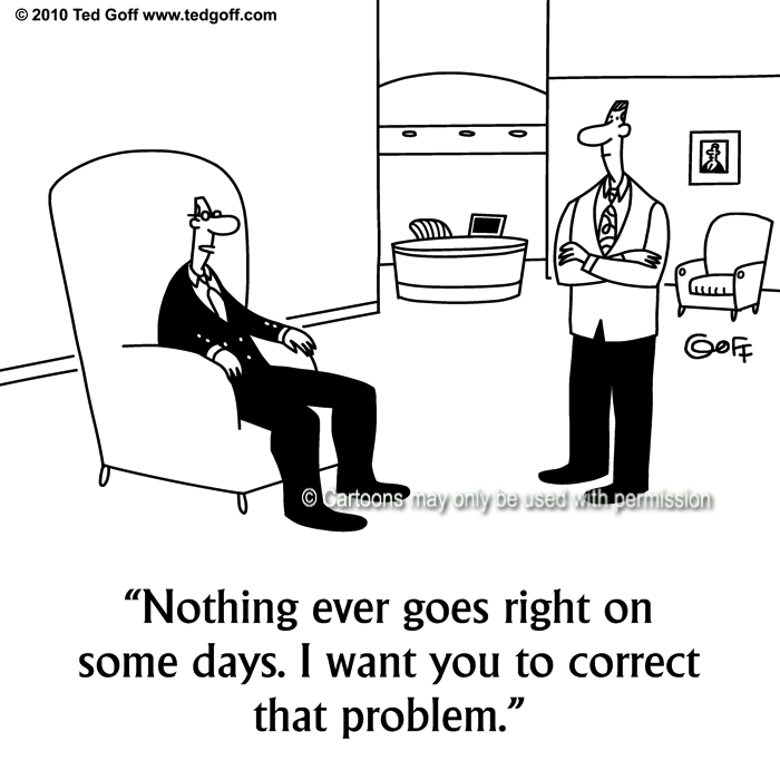 Cartoon about management