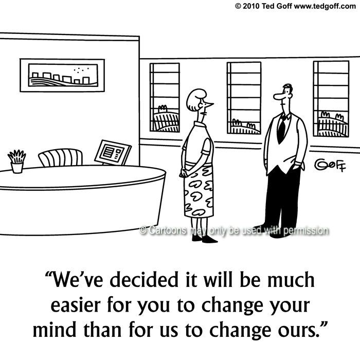 Cartoon about management