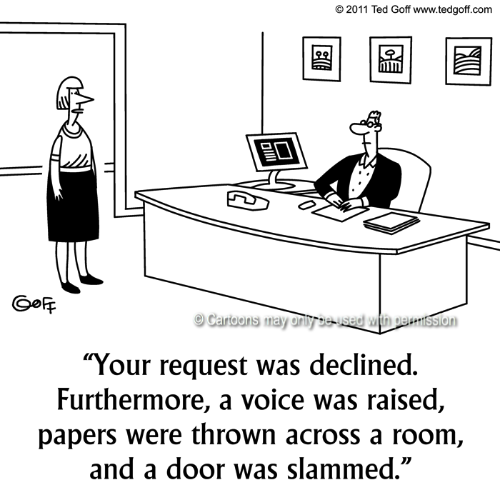 Cartoon about management