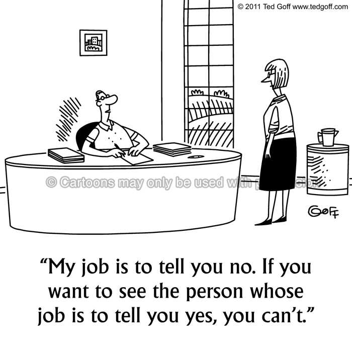 Cartoon about management