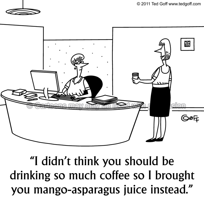 Cartoon about office