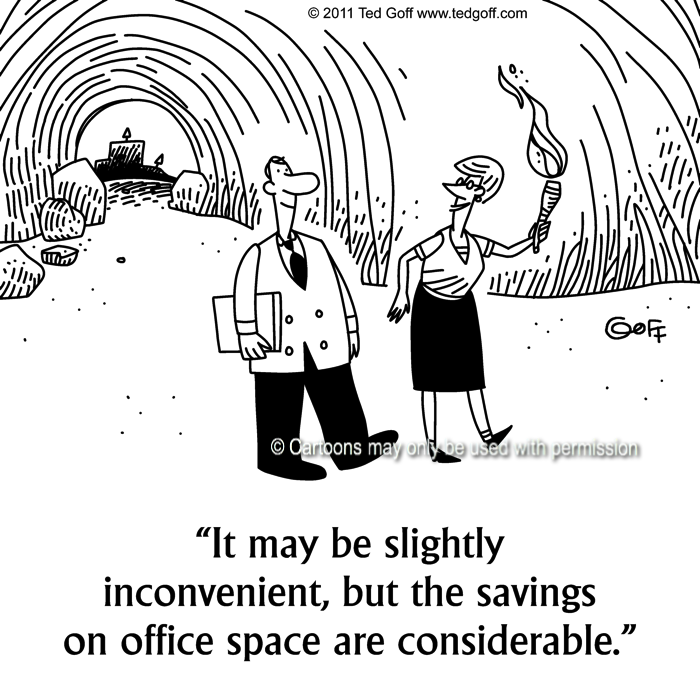 Cartoon about office