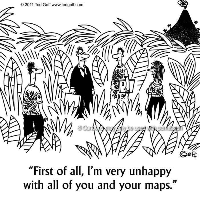 Cartoon about management