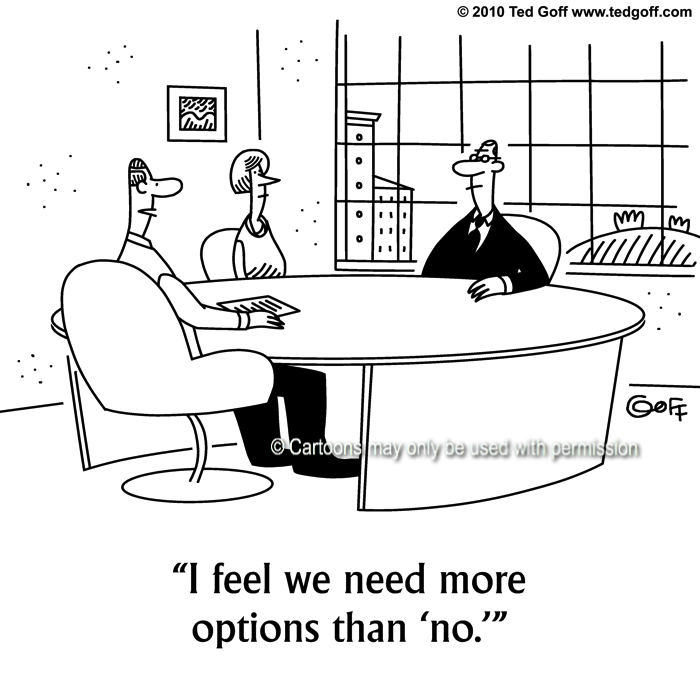 Cartoon about management