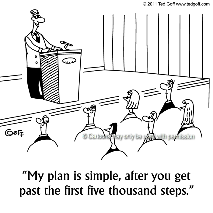 Cartoon about management