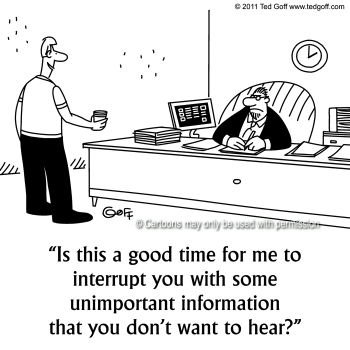 Cartoon about office