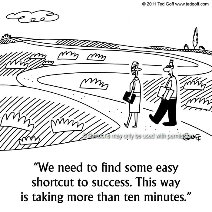 Cartoon about management