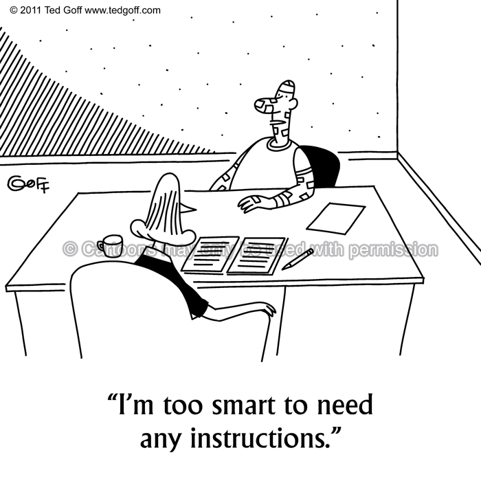 Cartoon about safety