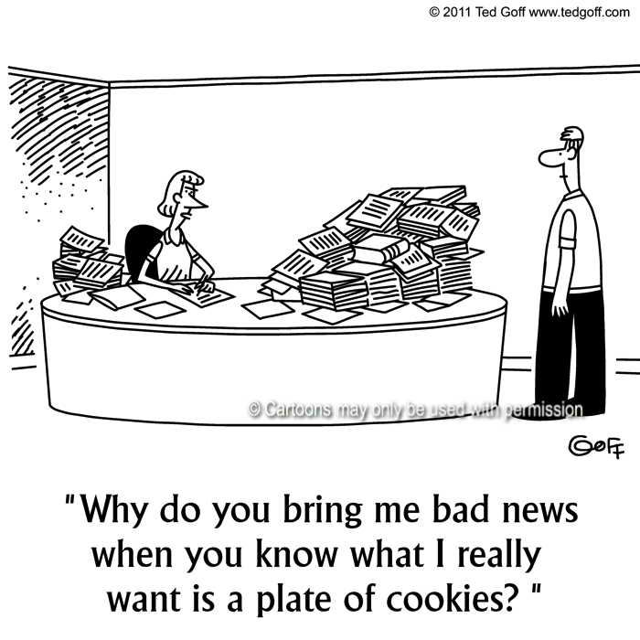 Cartoon about office