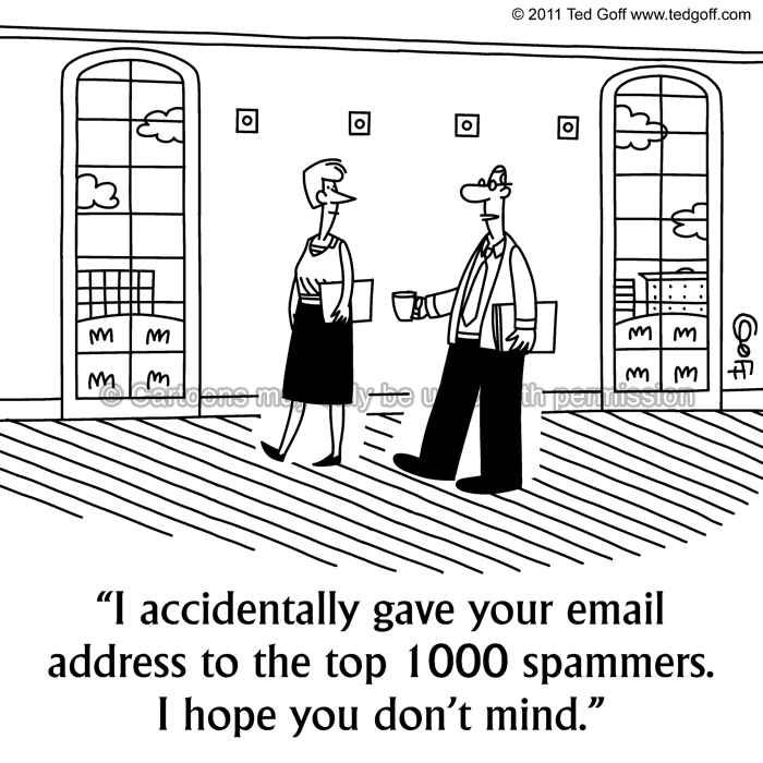 Cartoon about office