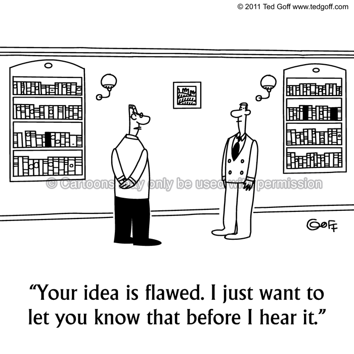 Cartoon about management