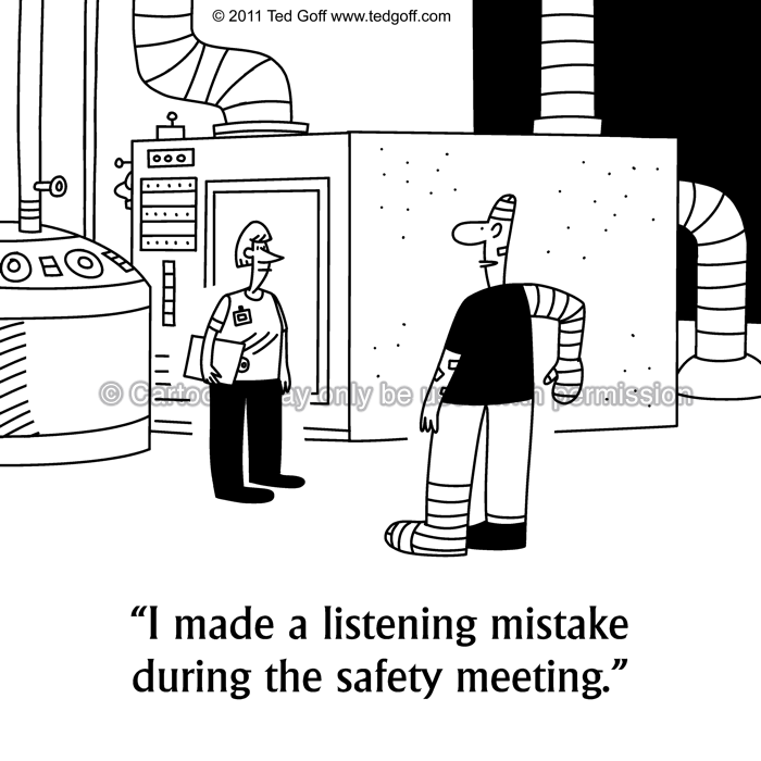 Cartoon about safety