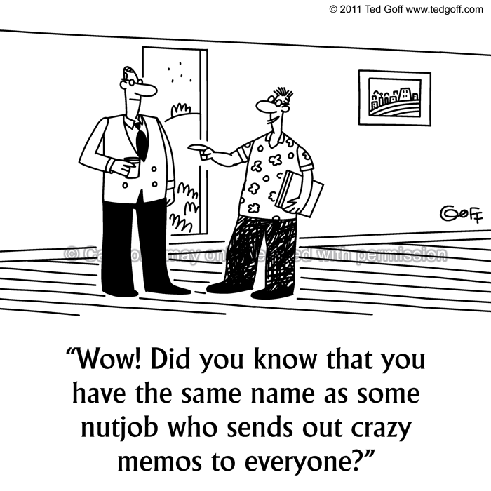 Cartoon about office