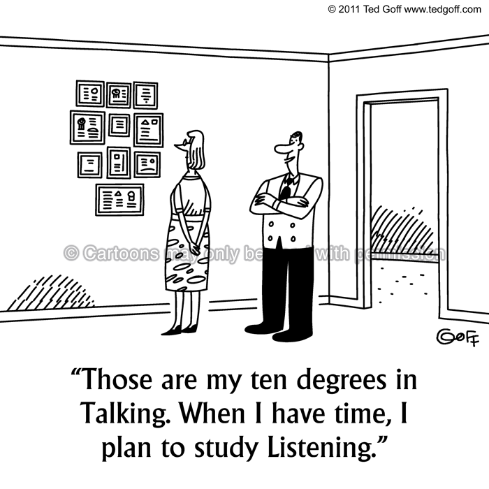 Cartoon about management